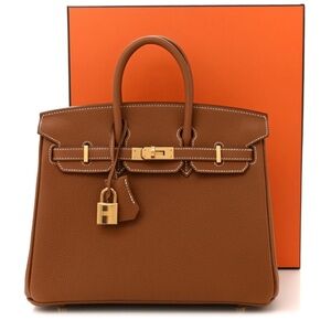 Authentic Brand New Hermes Birkin 25 Togo Leather